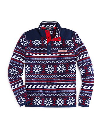 Vineyard Vines Boys Fair Isle Fleece Jacket Big Kid Bloomingdale S
