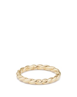 David Yurman Paveflex Ring in 18K Gold