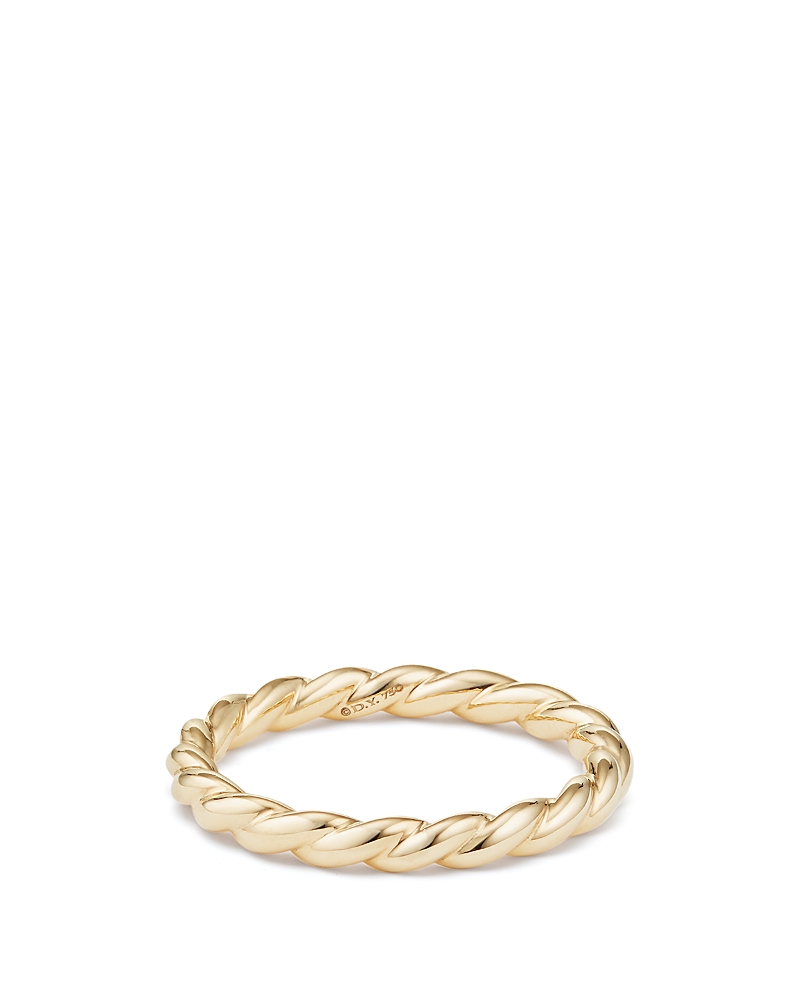 David Yurman Paveflex Ring in 18K Gold