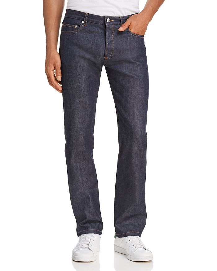 A.P.C. New Standard Straight Fit Jeans in Indigo Stretch | Bloomingdale's