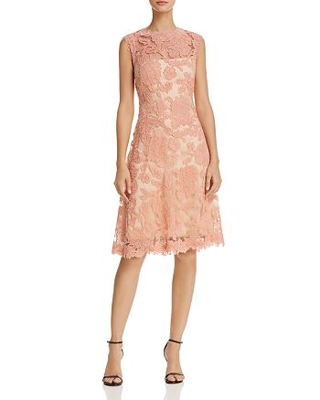 Tadashi Shoji Sheer Yoke Lace Dress Bloomingdale S Dresses for special events, for evenings, proms and weddings. bloomingdale s