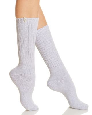Rib Knit Crew Socks