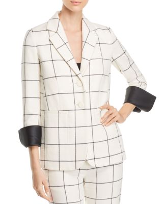 Tory Burch - Holt Windowpane Blazer