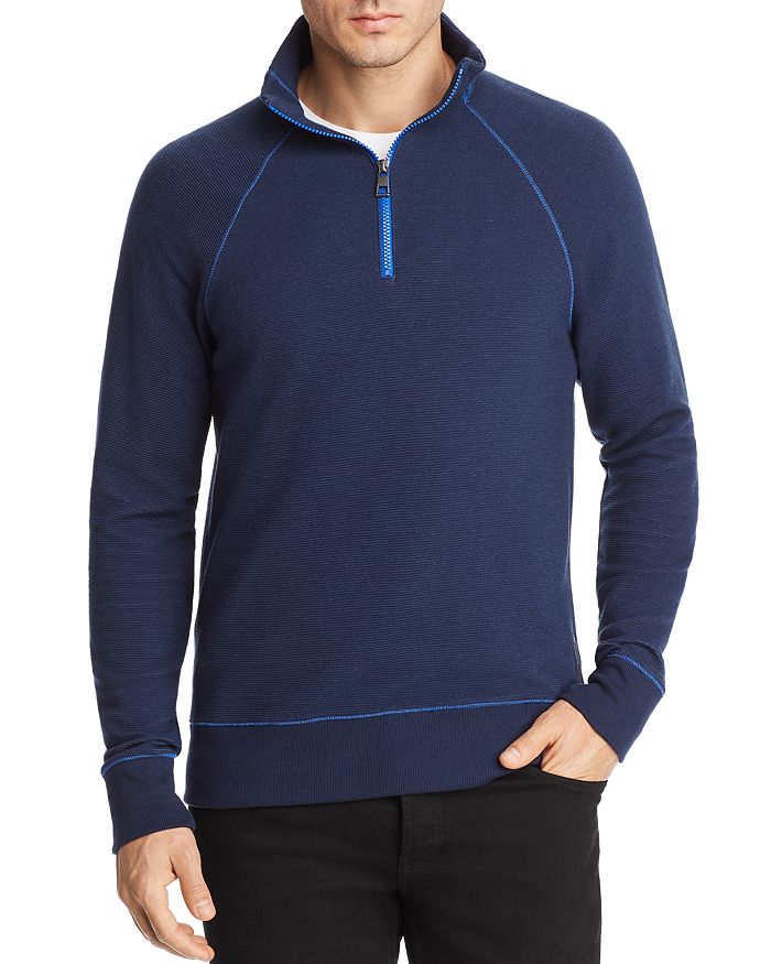 Michael Kors Ottoman Half-Zip Sweater | Bloomingdale's