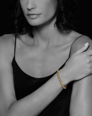 Caviar Gold Collection 18K Gold Beaded Bracelet, 6mm