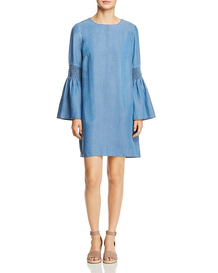 Chambray shift dress beachlunchlounge 2025