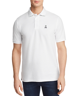 Psycho Bunny Westhorpe Short Sleeve Pique Polo In White