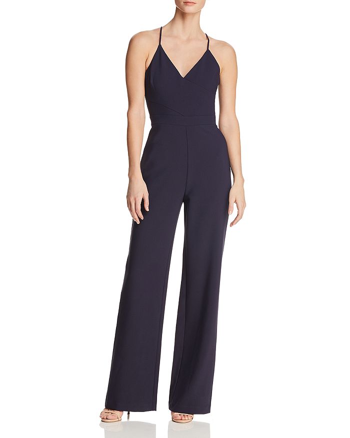 LIKELY Brooklyn Straight-Leg V-Neck Jumpsuit | Bloomingdale's