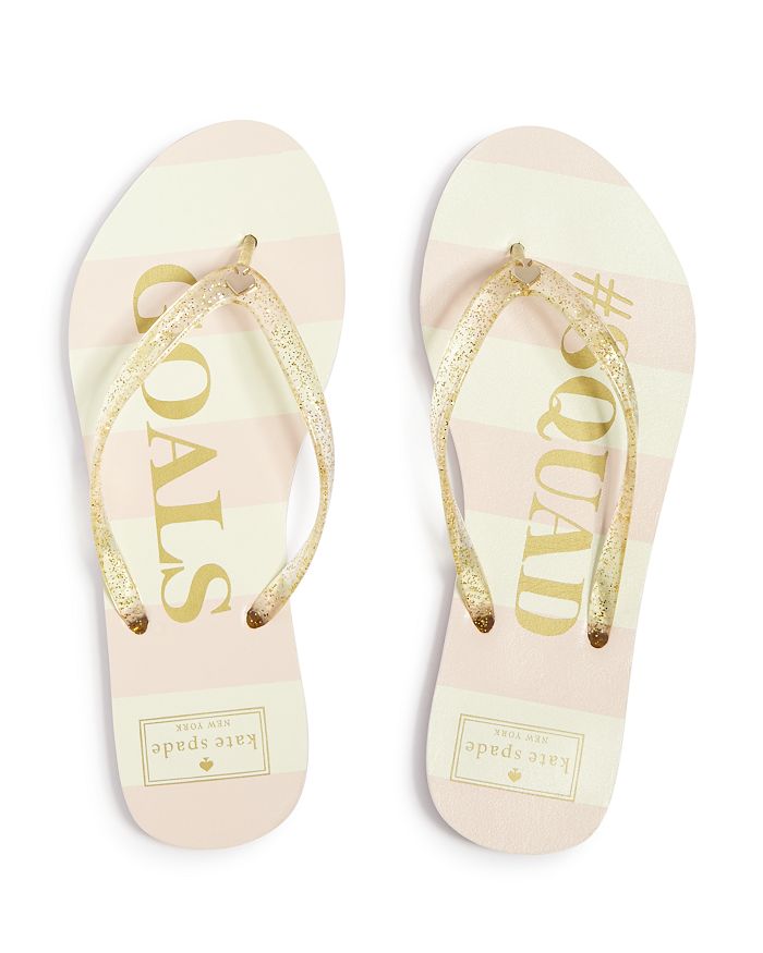 Kate spade nassau flip flops hot sale