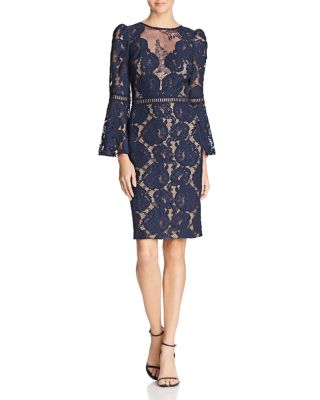 chinese dress ladies Tadashi Shoji Women's Lace Bell Sleeve Gown, Navy/Nude, 4 : Amazon.ca:  Clothing, Shoes & Accessories
