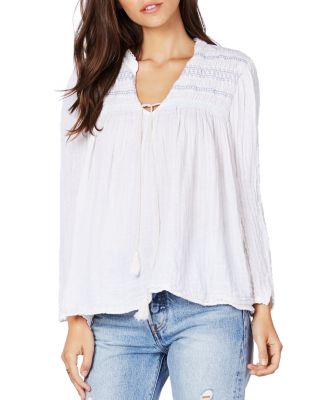 michael stars peasant top