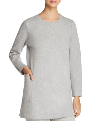 Tunique En Coton Bio Eileen Fisher - Taille M - Blanc - Manches 3/4 Et Poches - Parfait état