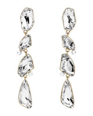 Atelier Swarovski x Jason Wu Mosaic Clip-On Drop Earrings