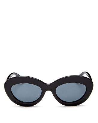 Le Specs - Women\'s Fluxus Round Sunglasses, 49mm Le Specs Work It! Sunglasses - Dark Tort, Oval, Unisex  main image 4