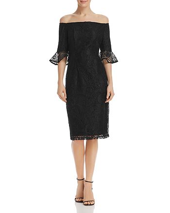 nanette Nanette Lepore Off-the-Shoulder Lace Dress | Bloomingdale's