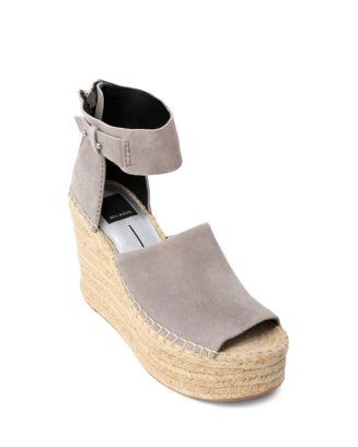 Dolce Vita Women's Straw Suede Platform Wedge Espadrille Sandals ...