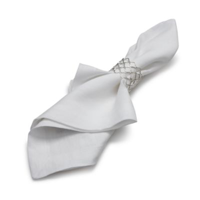 Netted Brass Napkin Ring - Exclusive