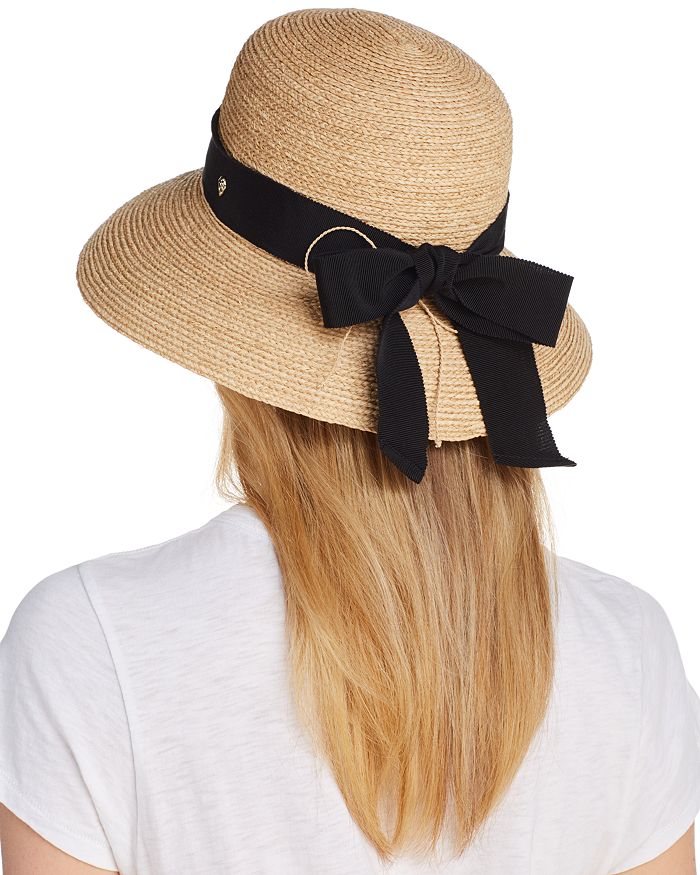 Shop Helen Kaminski Newport Classic Standard Raffia Hat In Natural midnight