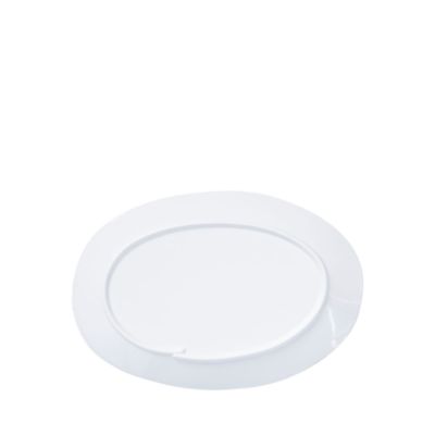 Melamine Lastra White Oval Platter