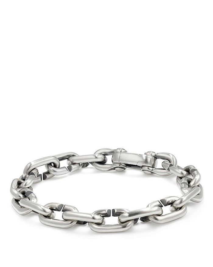 David Yurman Chain Links Bold Bracelet In Silver