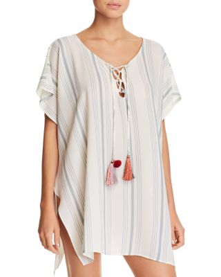Surf Gypsy - Striped Tunic Swim Cover-Up