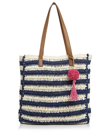 Echo Striped Straw Tote | Bloomingdale's