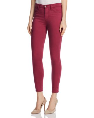 J Brand Alana Sateen Skinny Jeans in 