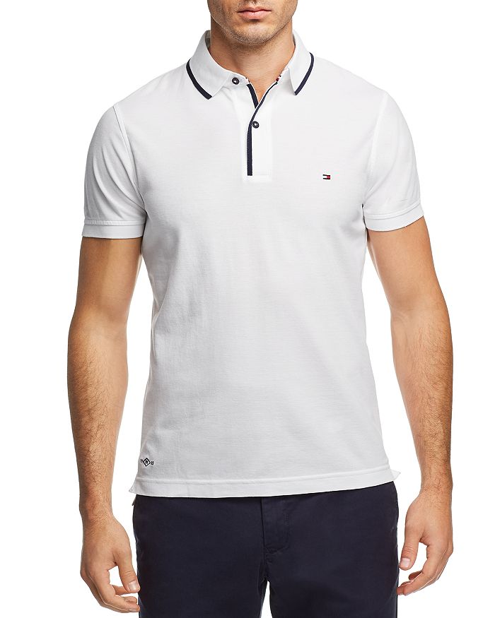 Tommy Hilfiger Stretch Slim Fit Polo Shirt | Bloomingdale's