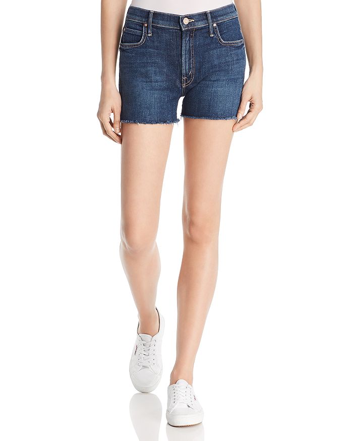 Mother the charmer fray denim shorts new arrivals