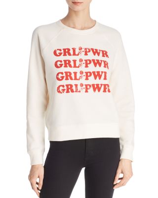 rebecca minkoff grl pwr sweatshirt