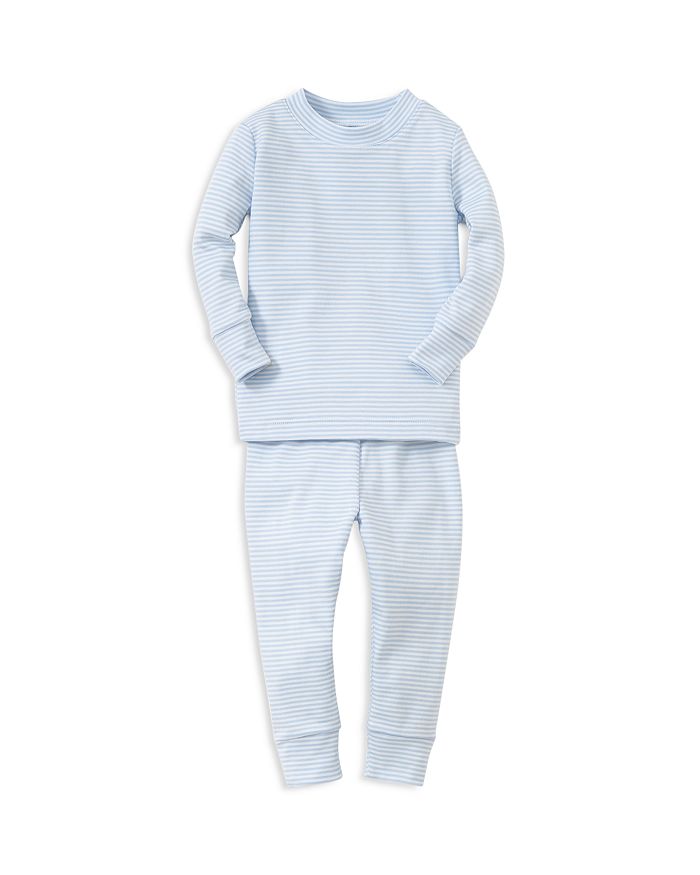 Shop Kissy Kissy Boys' Striped Pajama Top & Pants Set - Baby In Light Blue