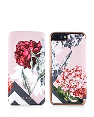 TED BAKER EMMARE PALACE GARDENS MIRROR FOLIO IPHONE 6/7/8 PLUS CASE,56902