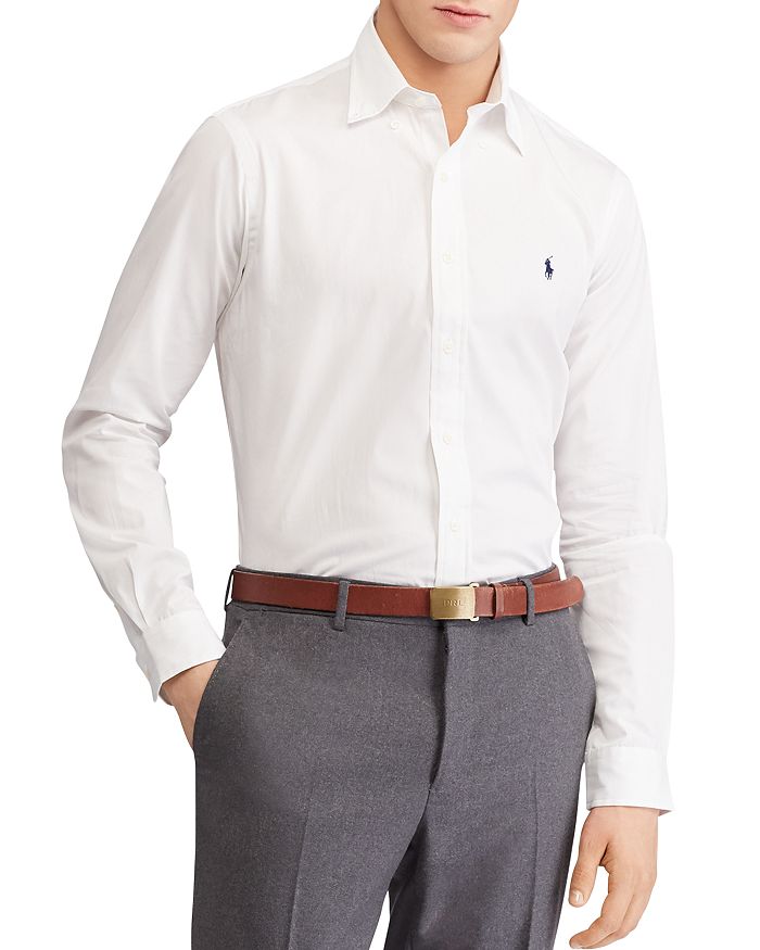 POLO RALPH LAUREN SLIM FIT BUTTON-DOWN SHIRT,710705269002