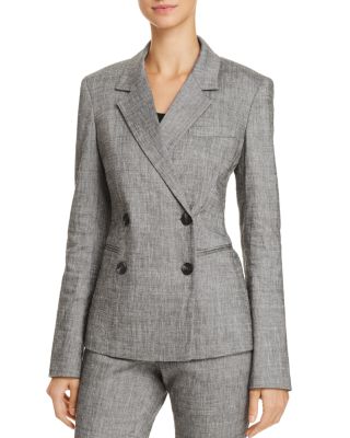 Theory Double Breasted Blazer | Bloomingdale's