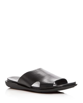 Sand-Y Beach Leather Slide Sandals 