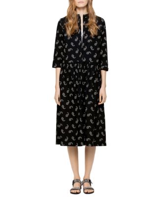 Zadig & Voltaire Roof Paisley Shirt Dress | Bloomingdale's