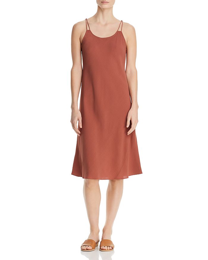 Eileen fisher deals silk slip dress