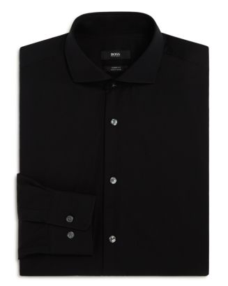 BOSS Solid Basic Regular Fit Dress Shirt | Bloomingdale's