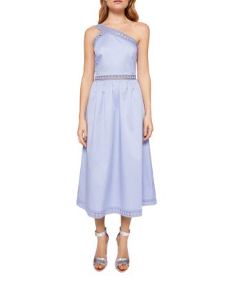 Ted Baker Kallii One-Shoulder Midi Dress | Bloomingdale's
