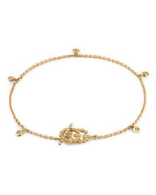 gucci gold chain bracelet