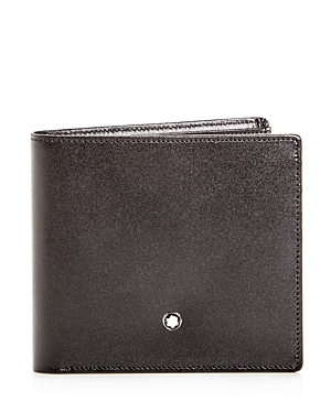 Montblanc Meisterstuck Bi-fold Leather Wallet In Black