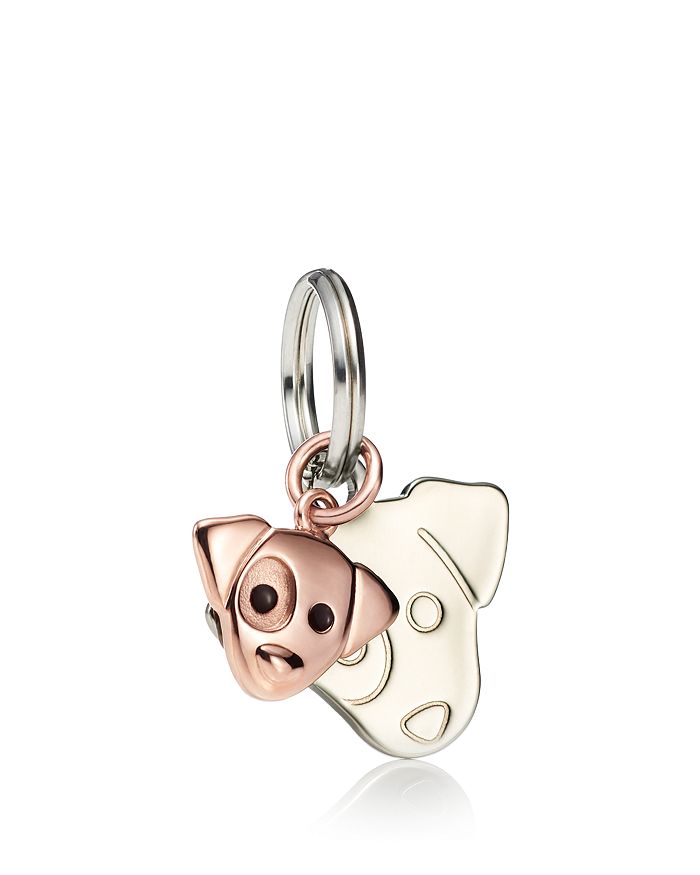Dodo My True Love Jack Russell Charm In Rose Gold