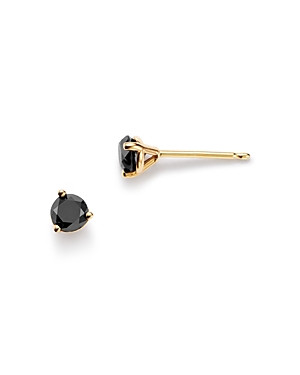Bloomingdale's Black Diamond Stud Earrings in 14K Yellow Gold, 0.50 ct. t.w. - 100% Exclusive