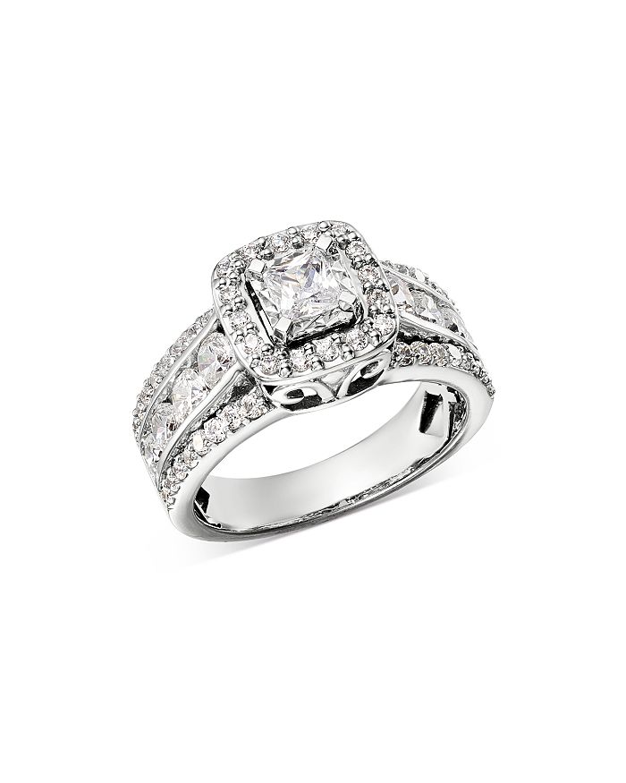 Bloomingdale's Diamond Princess-cut Engagement Ring In 14k White Gold, 2.0 Ct. T.w. - 100% Exclusive