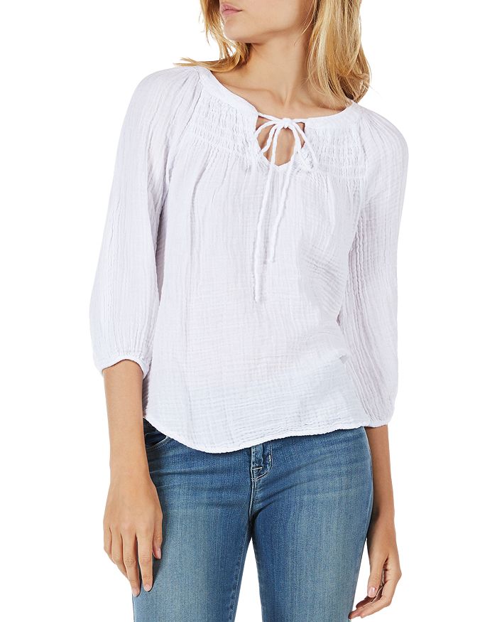 Michael stars sale peasant top