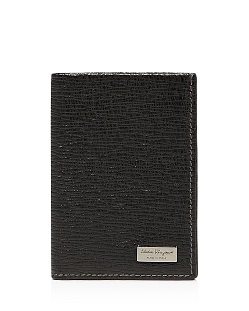 Salvatore Ferragamo Men's "Revival" Credit Card Holder With ID Window