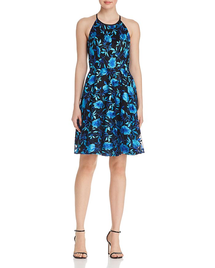 AQUA Floral Embroidered Dress - 100% Exclusive | Bloomingdale's