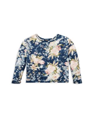 ralph lauren floral hoodie