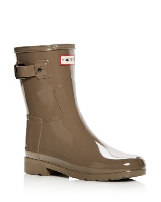 hunter women's original refined short rain boots