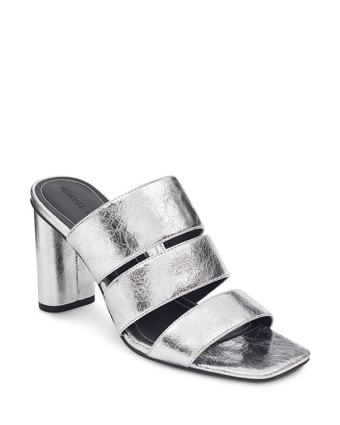 Kendall + Kylie KENDALL and KYLIE Women's Leila Metallic Leather Block ...